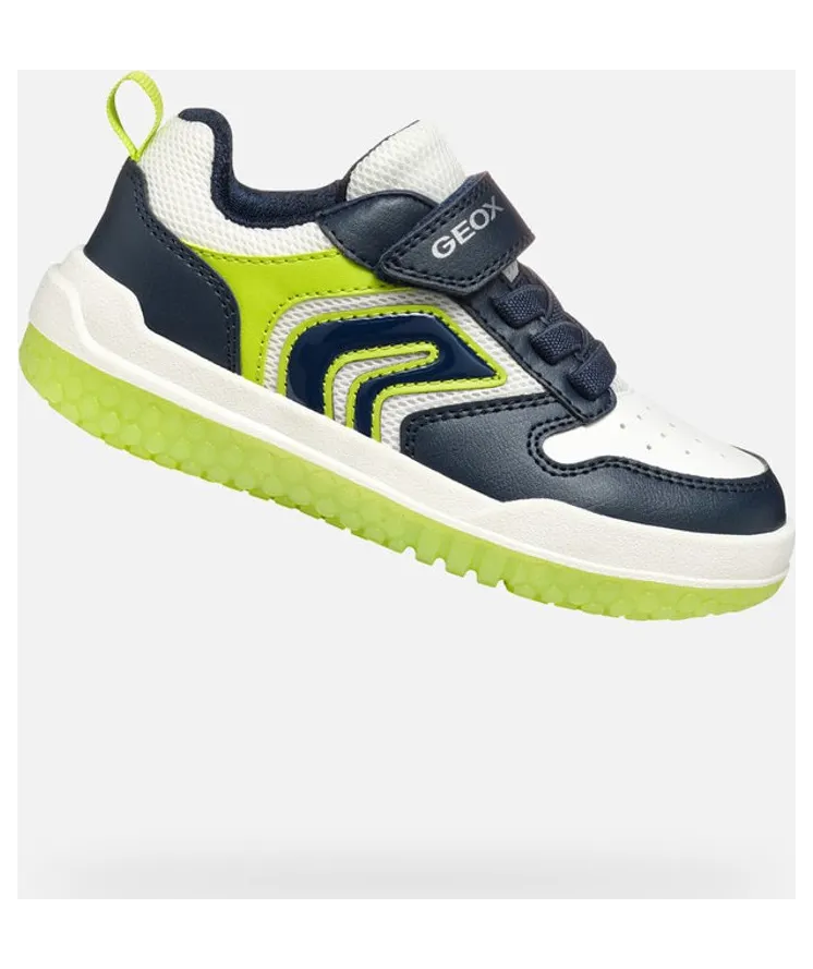 Geox sneaker Marineblauw/Lime (J55MCB0FE14C0749)