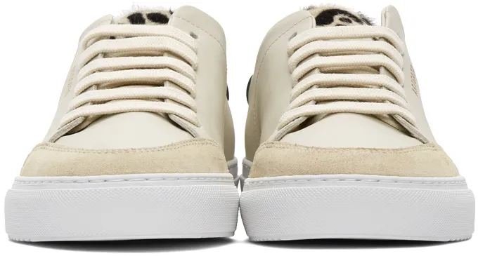 Axel Arigato Beige & Green Animal Triple Clean 90 Sneakers (28646)