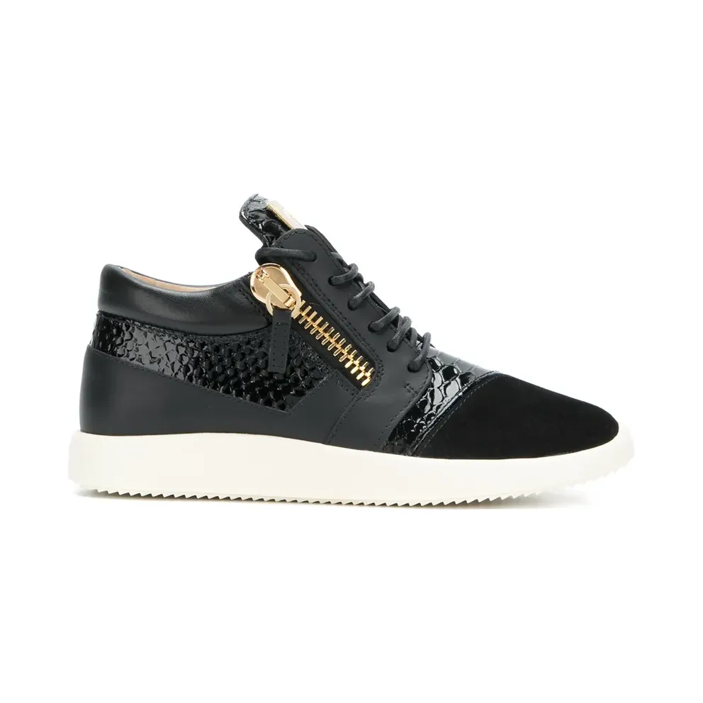 Giuseppe Zanotti ‘Runner’ mit Kontrasteinsätzen – Black (RW70046009)