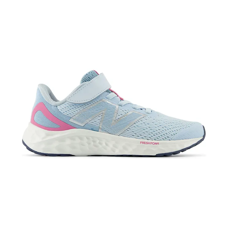 New Balance Fresh Foam Arishi v4 Bungee Lace Quarry Blue Real Pink Chrome Blue (PAARIYB4)