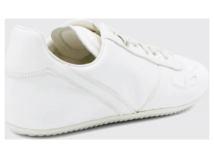 Rick owens Leather Sneakers Milk (RP01F6895LBHX1111) (2)
