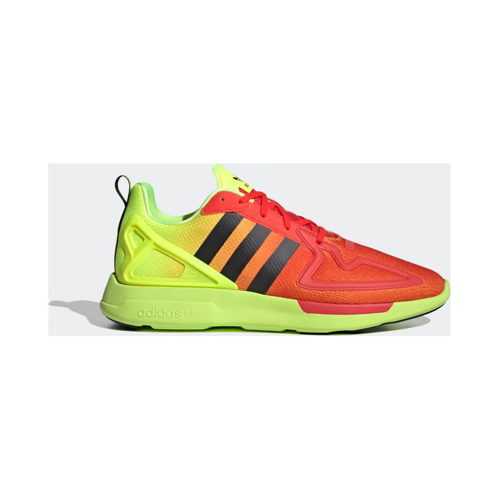 adidas ZX 2K Flux Schuh Solar Yellow / Hi-Res Red / Core Black (FW0473)