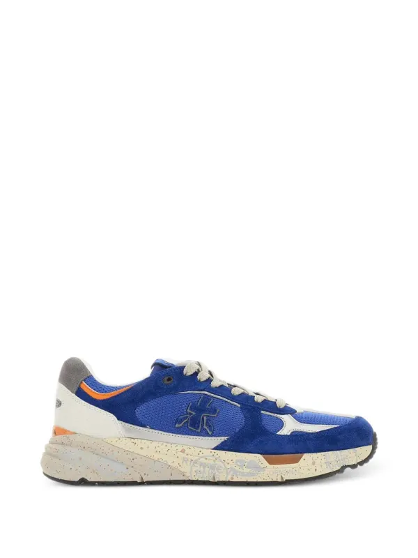 Premiata mit Wildledereinsätzen – Blue (MASE8219)
