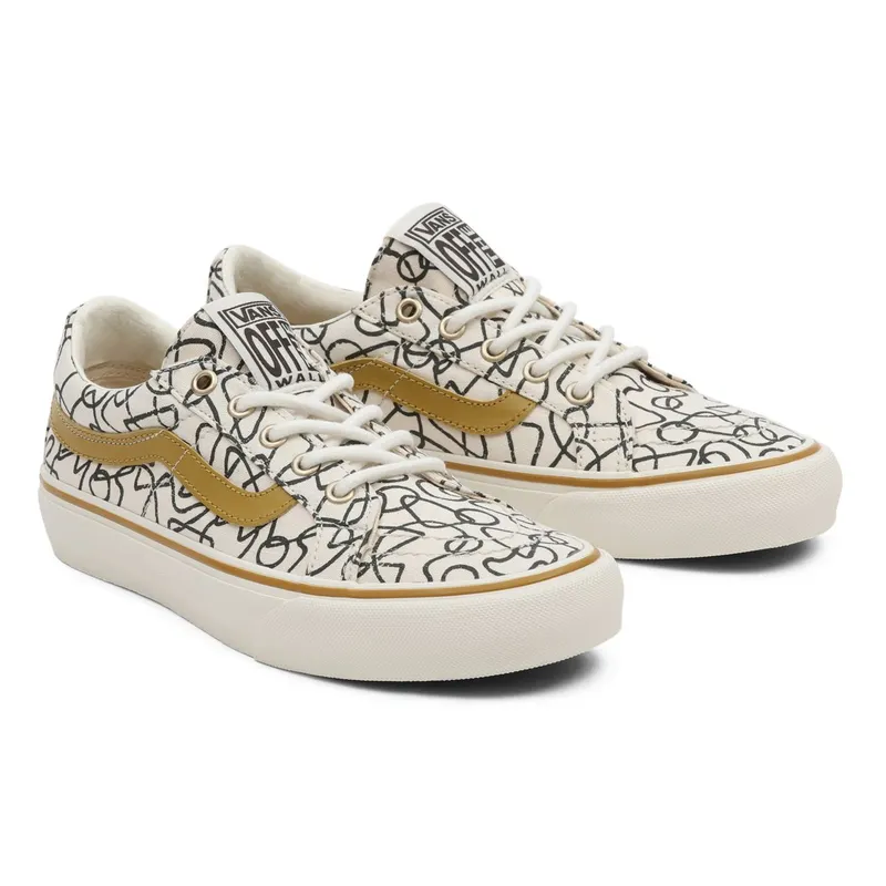VANS Textured Waves Sk8-low Reissue Sf Shoes Beige (VN0A4UWIB83)