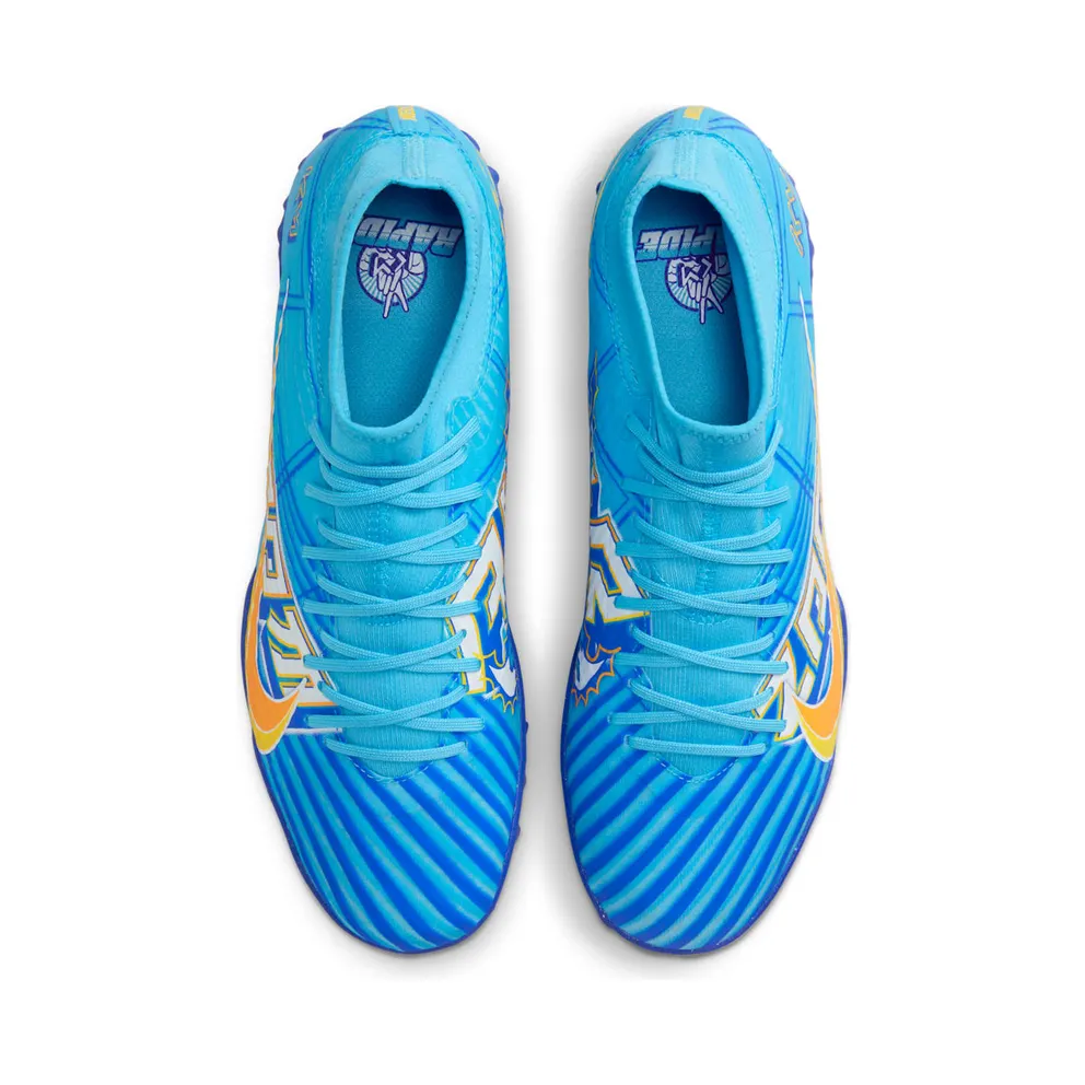 Nike Mercurial Superfly 9 Academy Kylian Mbappe TF “Baltic Blue / White” (DO9347-400)