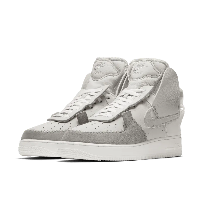 Nike x PSNY Air Force 1 High Matte Silver (AO9292-001)