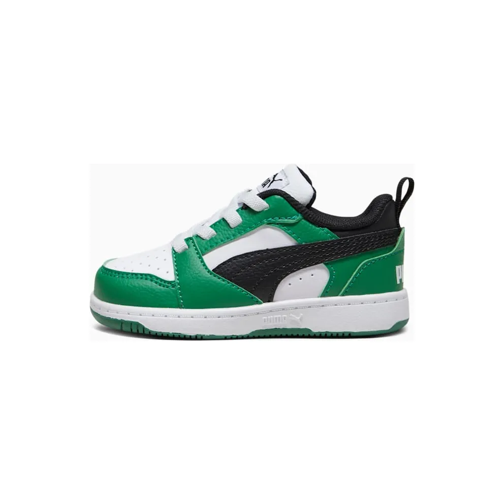 Puma Rebound V6 Low Green White Black (393835-05)