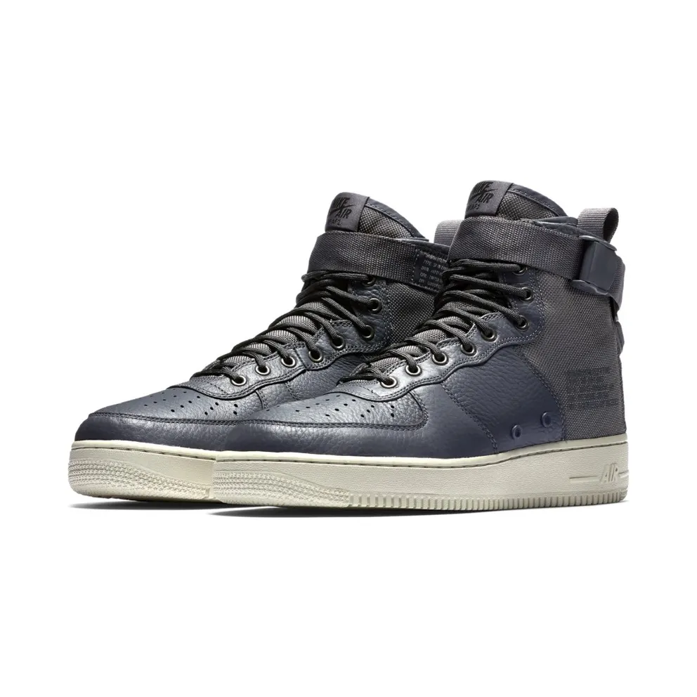 Nike SF Air Force 1 Mid Dark Grey Dark Grey/Dark Grey-Light Bone (917753-004)