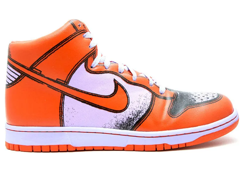 Nike Dunk High 1 Piece Premium Lilac Ice Deep Orange