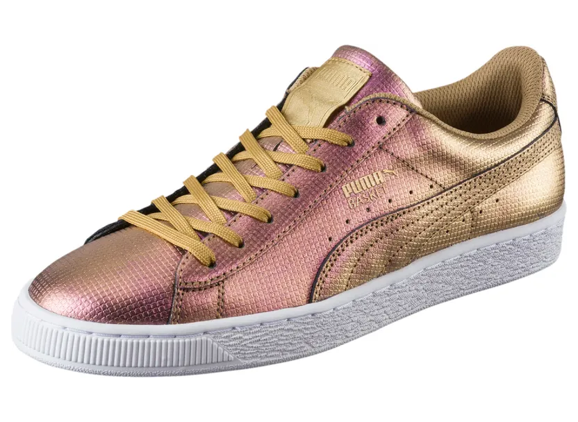 Puma Basket Classic Holographic Gold