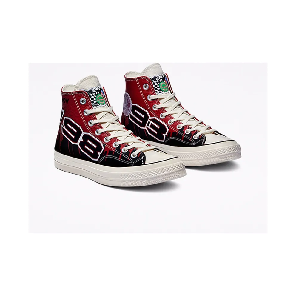 Converse x Chinatown Market Chuck Taylor 1970s Hi Bulls – “Gamet / Black / Egret” (171243C)