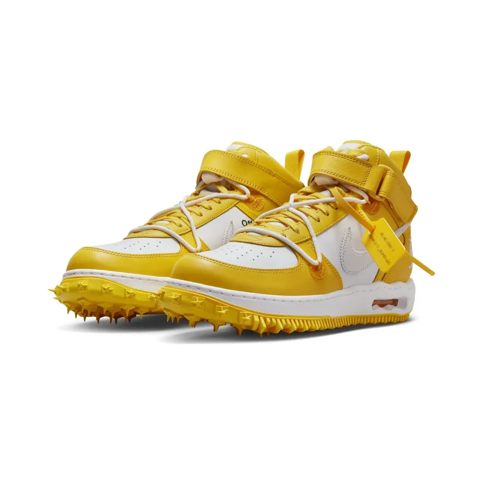 Nike Air Force 1 Mid x Off-White ™ White/Varsity Maize/White (DR0500-101)
