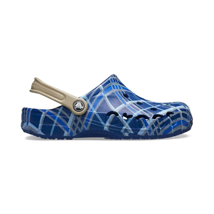 Crocs Baya Clog Holiday Plaid Blue Jean (210752-4GX)