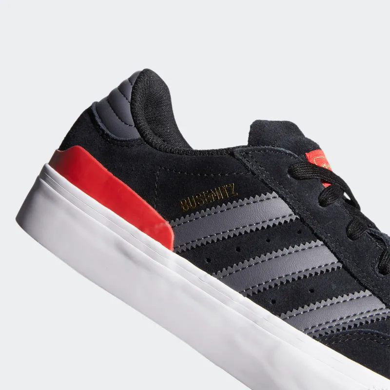 adidas Busenitz Vulc II Core Black / Dgh Solid Grey / Vivid Red (FY0448)