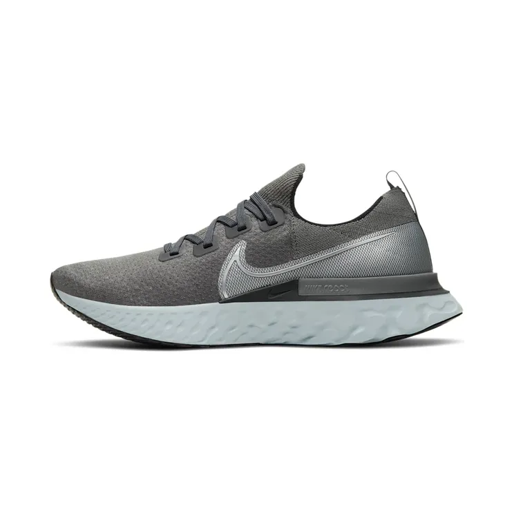 Nike React Infinity Run Flyknit “Iron Grey / Black / Particle Grey / Metallic Silver” (CD4371-015)