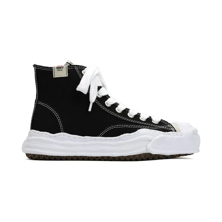 Maison Mihara Yasuhiro Hank OG Sole Canvas Hi Black White (A05FW701-BLKWHT)