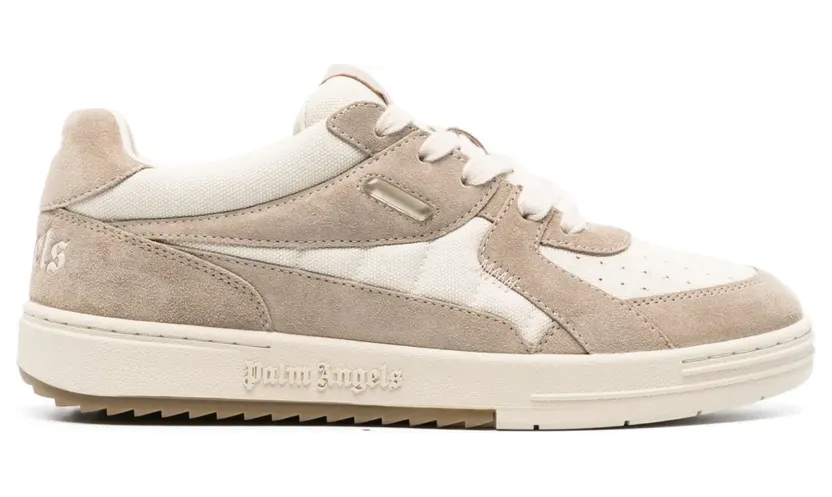 Palm Angels University aus Wildleder “White” (PMIA078F23FAB001)