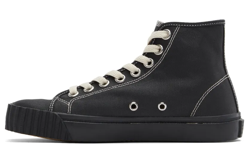 Maison Margiela Black Tabi High-Top Sneakers (S38WS0186 P4472) (3)
