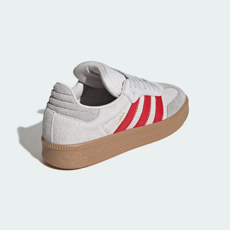 adidas Samba XLG Grey One Better Scarlet Gum (JS3826)