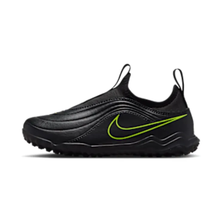 Nike Jr. Tiempo Maestro Flex ‘ Turf High-Top “Black / Volt” (IB5030-007)