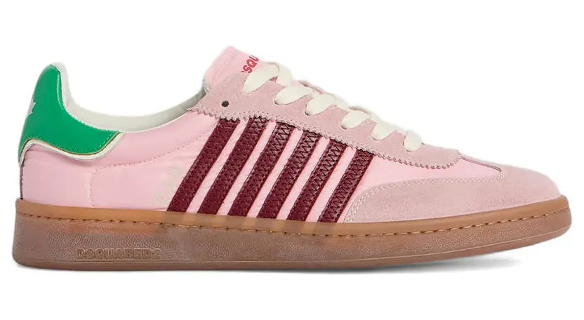 DSQUARED2 Leren sneakers met streepdetail – Rood (SNM047711708709)
