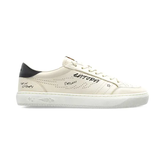 Enterprise Japan Geperforeerde leren sneakers – Beige (BG5021PX559)