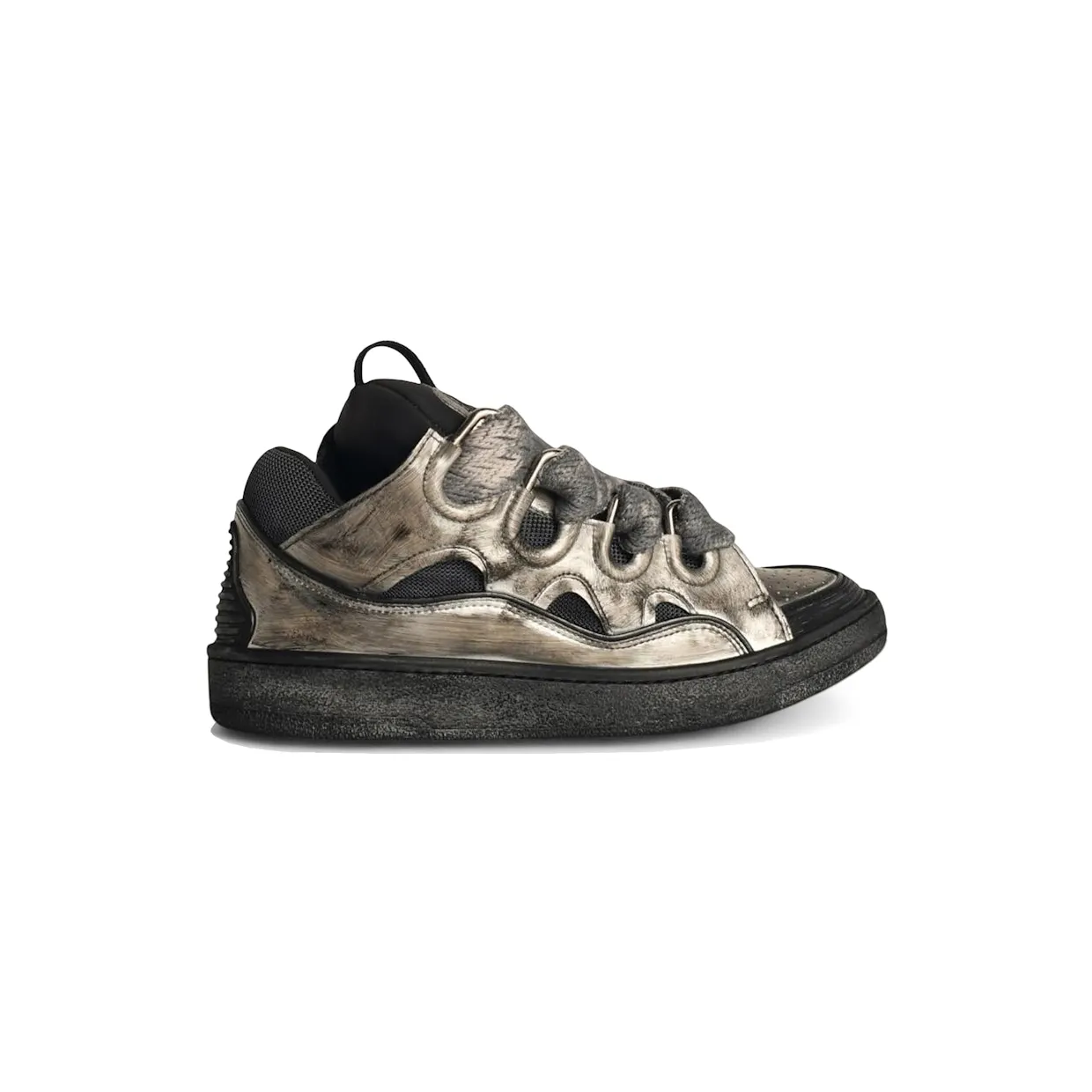 Lanvin Curb Vintage Silver Black (FM-SKRK11-USED-H23M210)