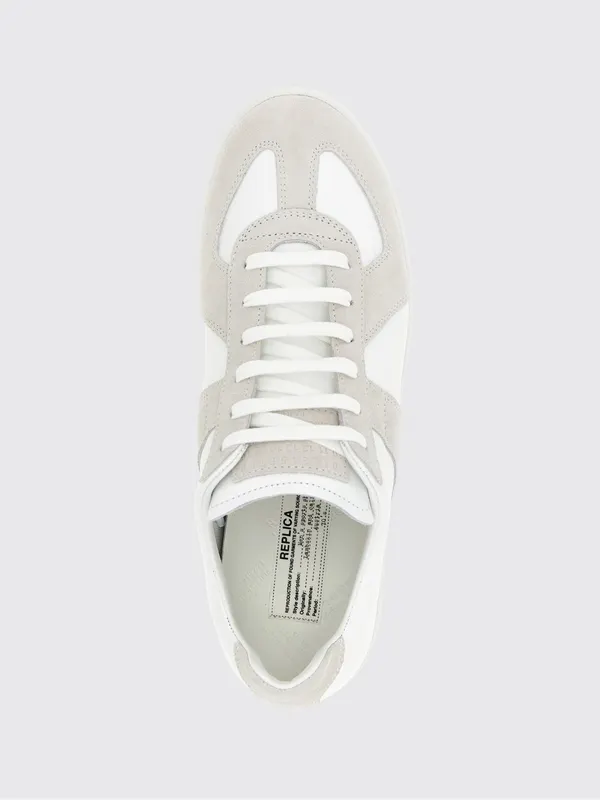 Maison Margiela Replica Leather Sneakers White (S57WS0236P1897101) (3)