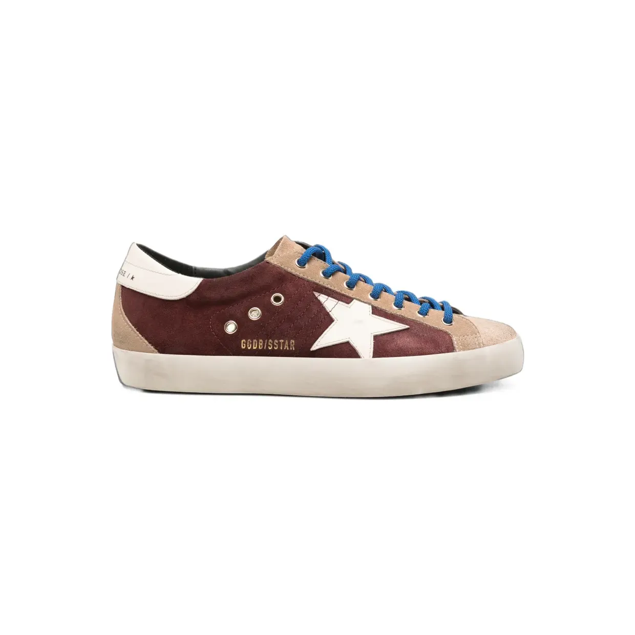 Golden Goose Sneakers Super-Star Dark red/Warm grey/Buttercream GMF00102F008724/T_GOLDE-83407_600-46
