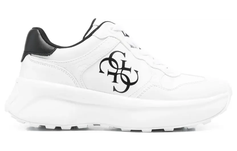 GUESS USA Sneakers mit Logo-Print – Weiß (FLPLUCELE12WH)