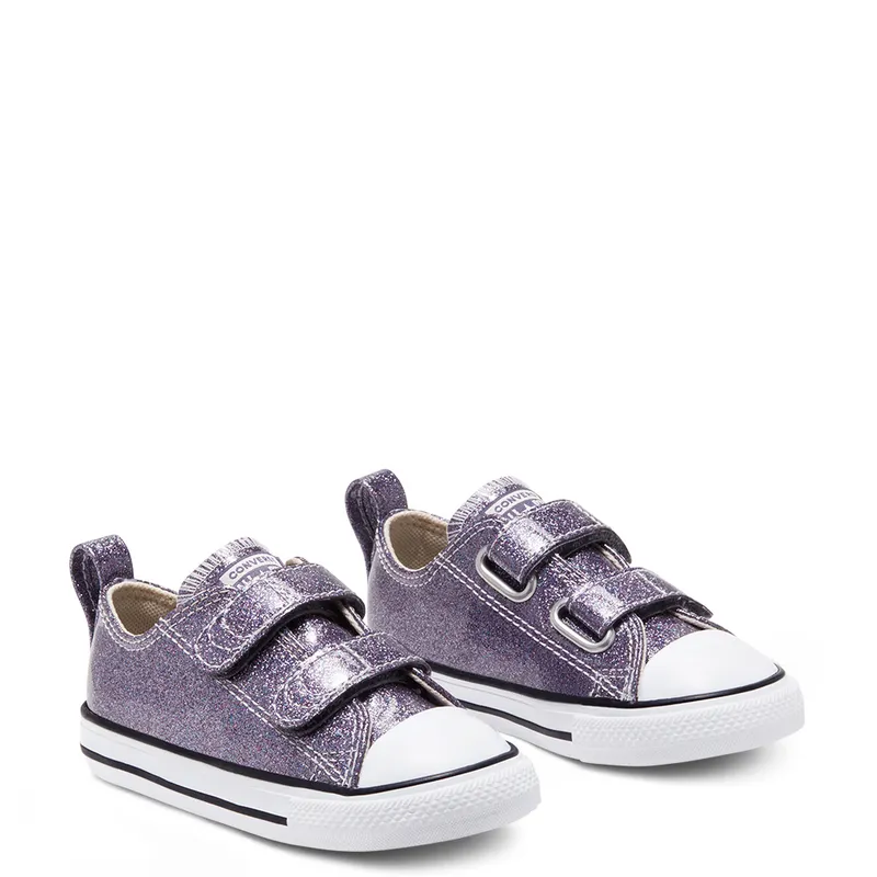 Converse Toddlers’ Coated Glitter Easy-On Chuck Taylor All Star Low Top (768469C)