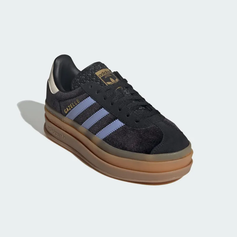 Adidas Gazelle Bold Kids Core Black / Blue Spark / Wonder White (JR5965)