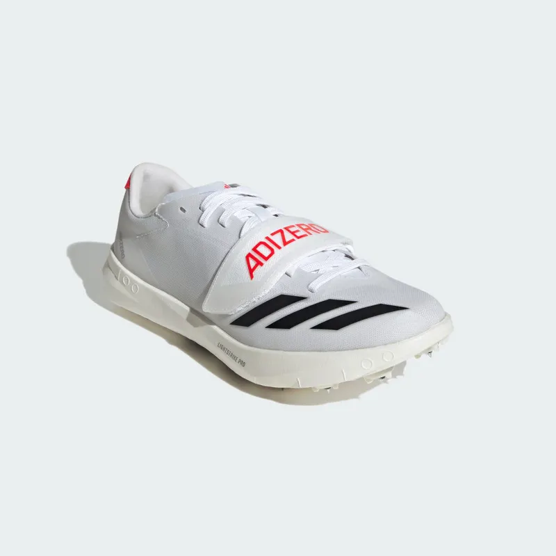 Adidas Adizero TJ/PV Track and Field Cloud White / Core Black / Lucid Red (IH5795)