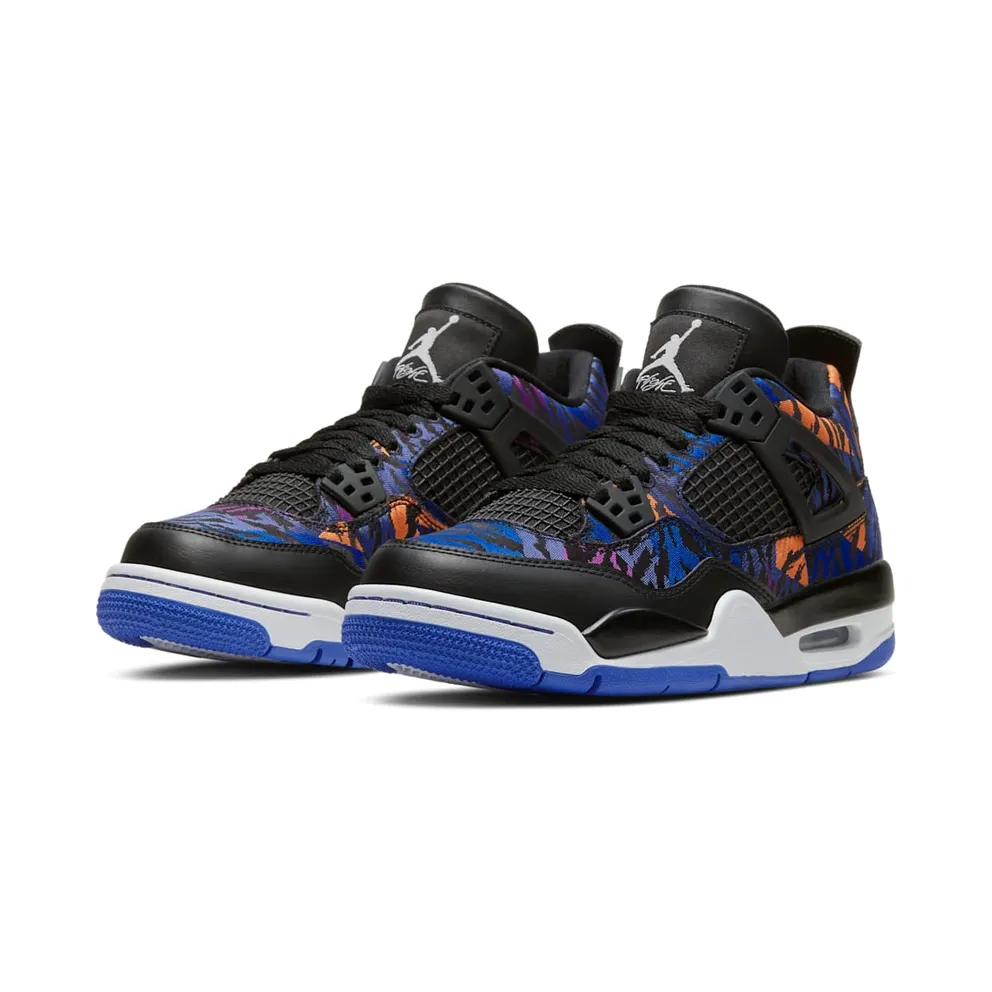 Jordan 4 Retro Black Rush Violet (GS) Black/White-Rush Violet (BQ9043-005)