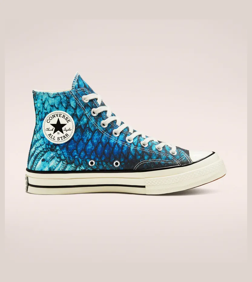 Converse Animal Print Chuck 70 Teal/egret/black (167486C)