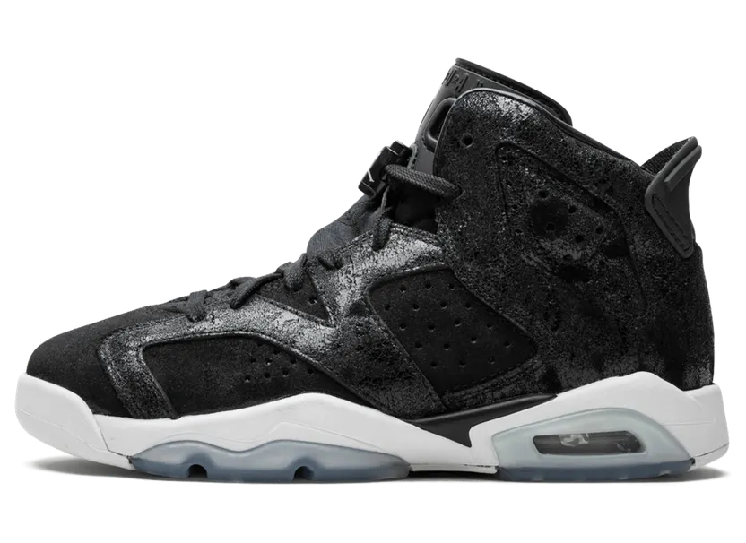 Jordan 6 Retro Heiress Black Suede (GS)