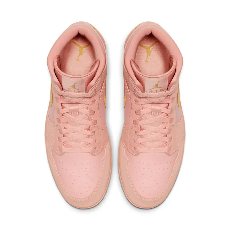 Air Jordan Nike AJ 1 Mid Coral Gold (2019) (852542-600)
