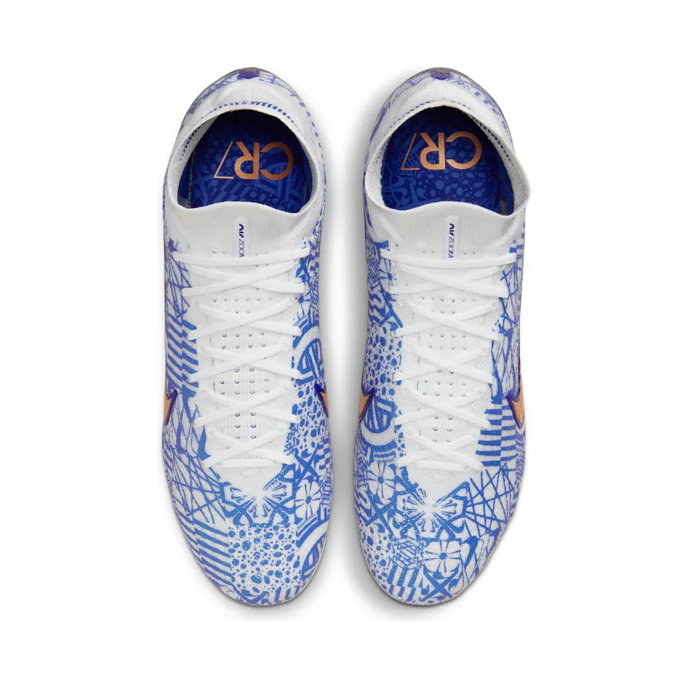 Nike Zoom Mercurial Superfly 9 Elite CR7 FG Azulejo (DQ5293-182)