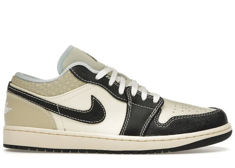 Jordan 1 Low SE Coconut Milk Black Muslin (HQ3437-101)