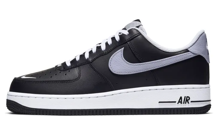 Nike Air Force 1 07 LV8 Swoosh Black/White/Wolf Grey (CJ8731-001)