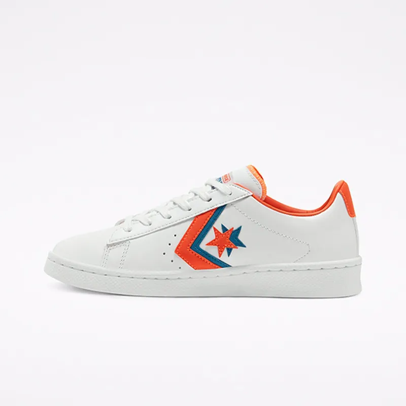 Converse Pro Leather Low ‘Sunblocked – Bold Mandarin’ White/Bold Mandarin (167853C)