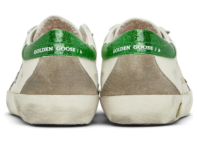 Golden Goose Kids White & Green Super-Star Classic Sneakers (GYF00102.F002838.10979) (2)