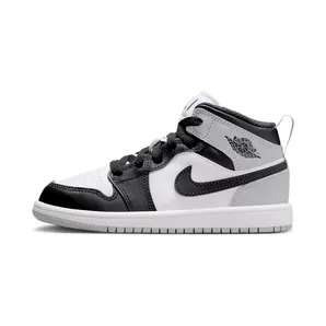 Air Jordan 1 Mid PS Barons “White / Light Smoke Grey / Black” (DQ8424-101)