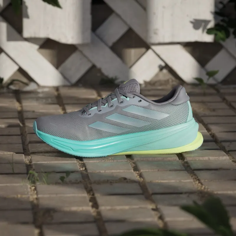 Adidas Supernova Rise 2 Running Shoes Grey / Magic Grey Met / Flash Aqua (JQ7691)