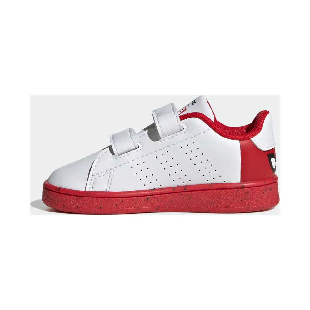 Adidas adidas x Marvel Advantage Spider-Man Hook-and-Loop Cloud White / Cloud White / Better Scarlet (HQ8841)