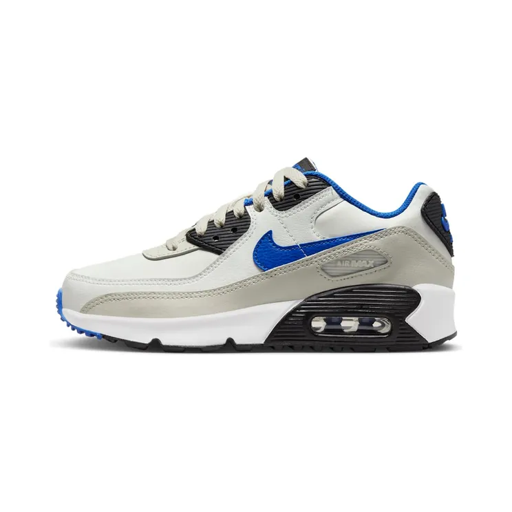 Nike Air Max 90 LTR “Summit White / Light Bone / Black / Racer Blue” (DV3607-100)