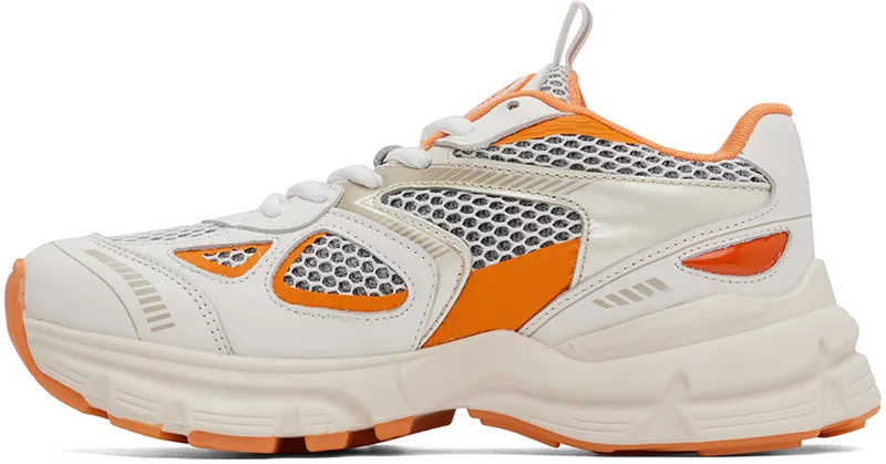 Axel Arigato White & Orange Marathon Runner (F0158047)