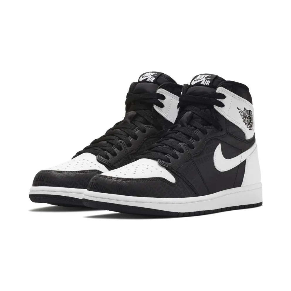 Jordan 1 Retro High RE2PECT (Derek Jeter) Black/White (555088-008)