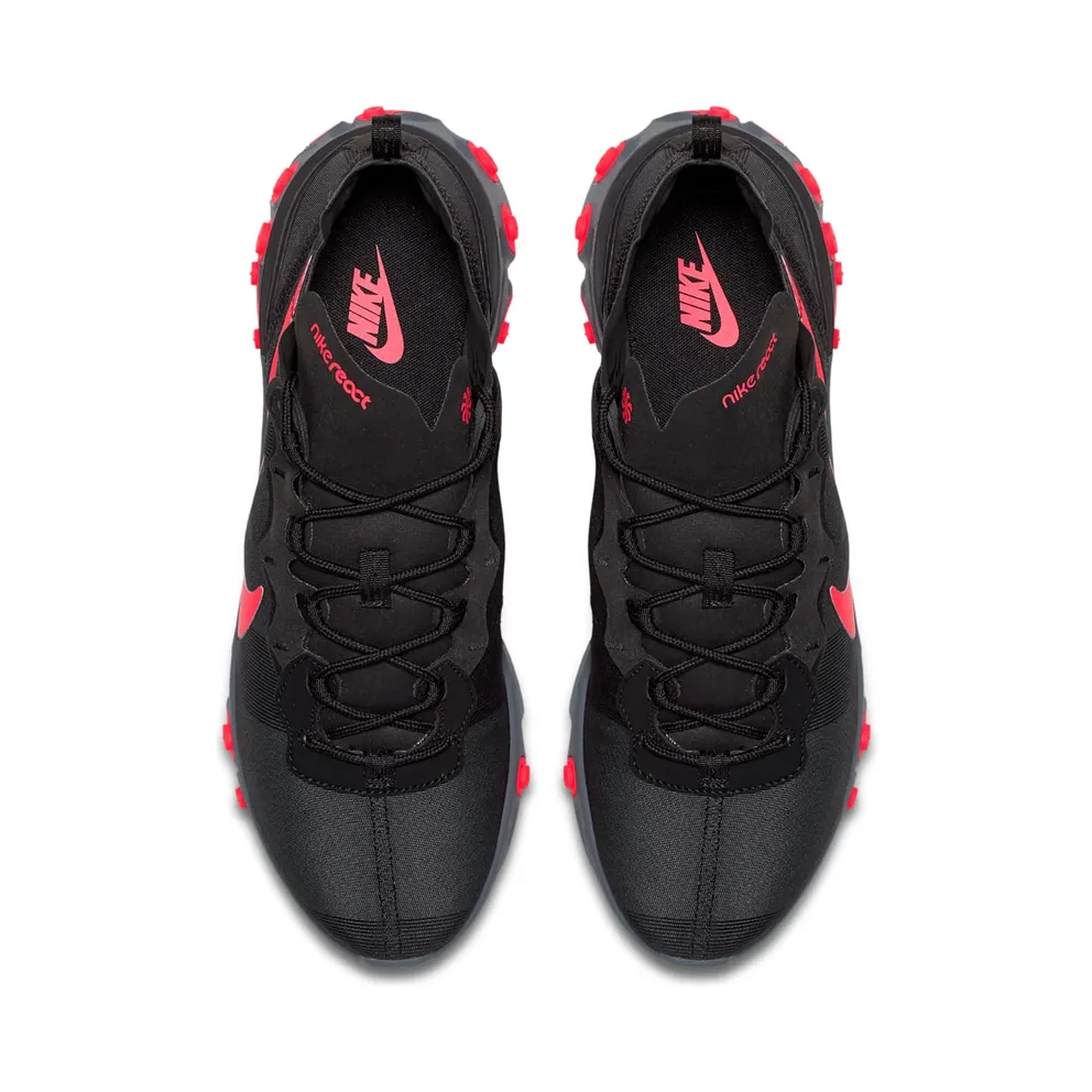 Nike React Element 55 Black Solar Red Black/Solar Red-Cool Grey (BQ6166-002)