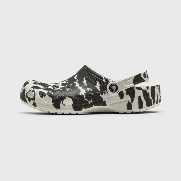 Crocs Classic Pop Animal Clog Wit